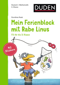 Cover von Mein Ferienblock mit Rabe Linus – Fit für die 3. Klasse
