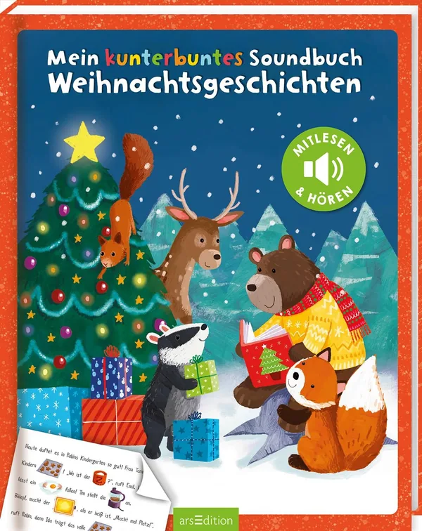 Cover von Mein kunterbuntes Soundbuch – Weihnachtsgeschichten