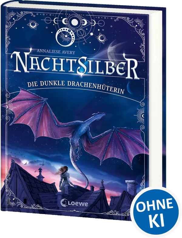 Cover von Nachtsilber (Band 1) – Die Dunkle Drachenhüterin