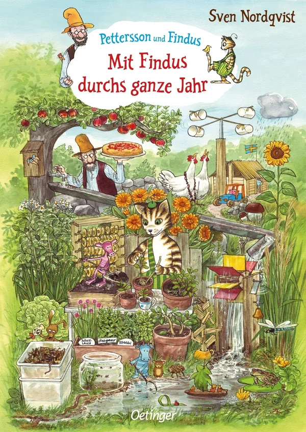 Cover von Pettersson und Findus. Mit Findus durchs ganze Jahr