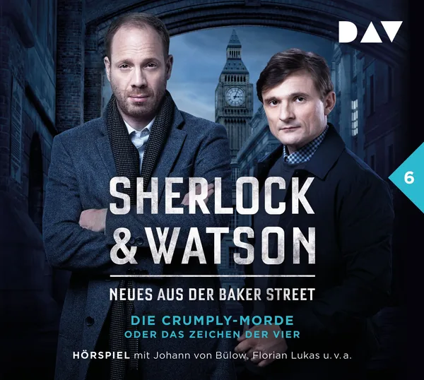 Cover von Sherlock & Watson – Neues aus der Baker Street: Die Crumply-Morde oder Das Zeichen der Vier (Fall 6)