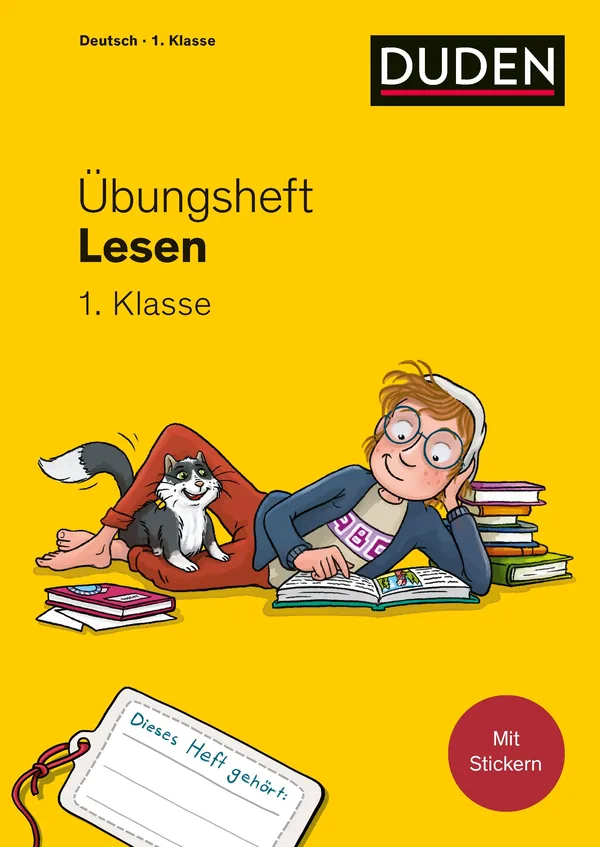 Cover von Übungsheft – Lesen 1. Klasse