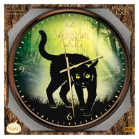 Cover von Warrior Cats – Wanduhr mit Katzenlauten