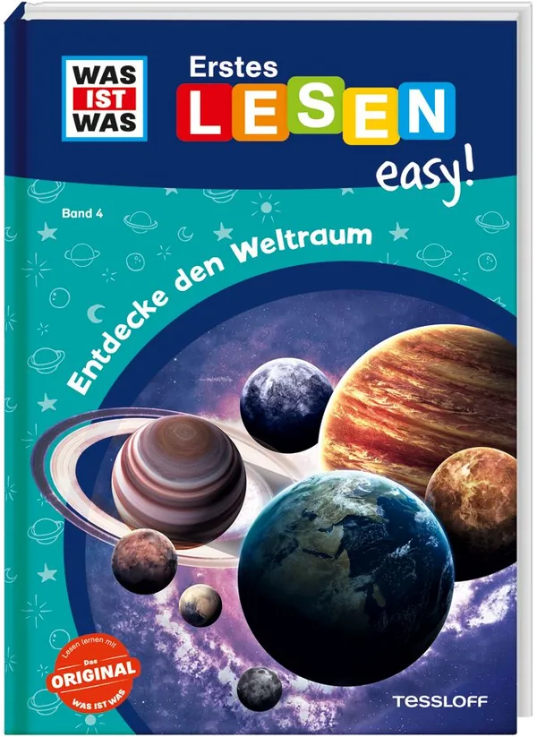 Cover von WAS IST WAS Erstes Lesen easy! Band 4. Entdecke den Weltraum