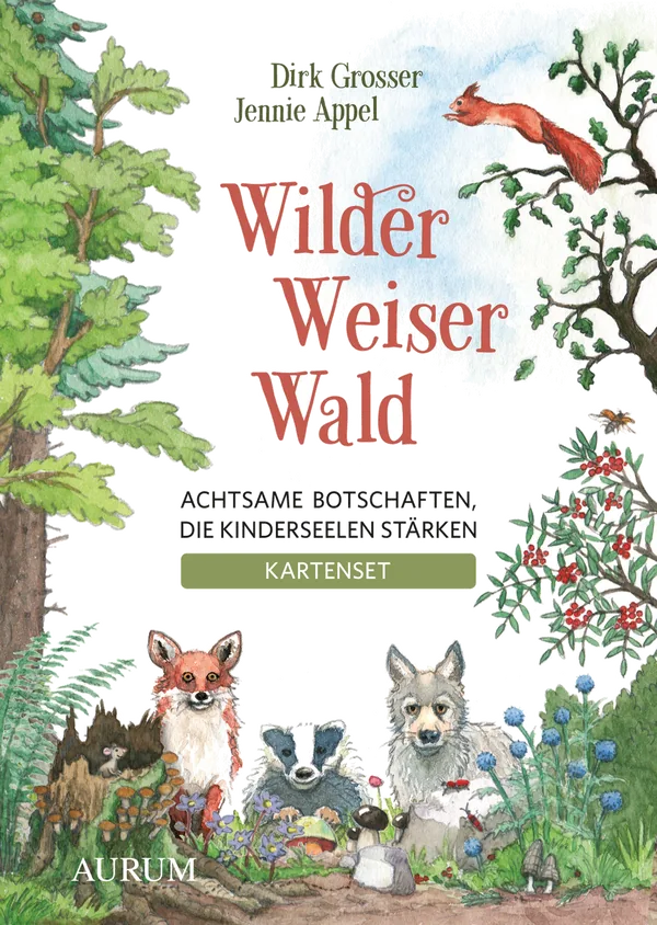 Cover von Wilder Weiser Wald. Achtsame Botschaften, die Kinderseelen stärken. Kartenset