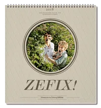 Cover von Zefix! Wandkalender 2018