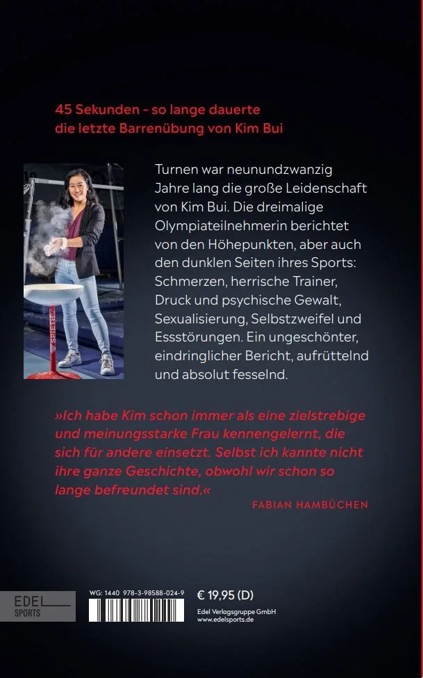 Rückseitenabbildung 1 von 45 Sekunden. Meine Leidenschaft fürs Turnen – und warum es nicht alles im Leben ist