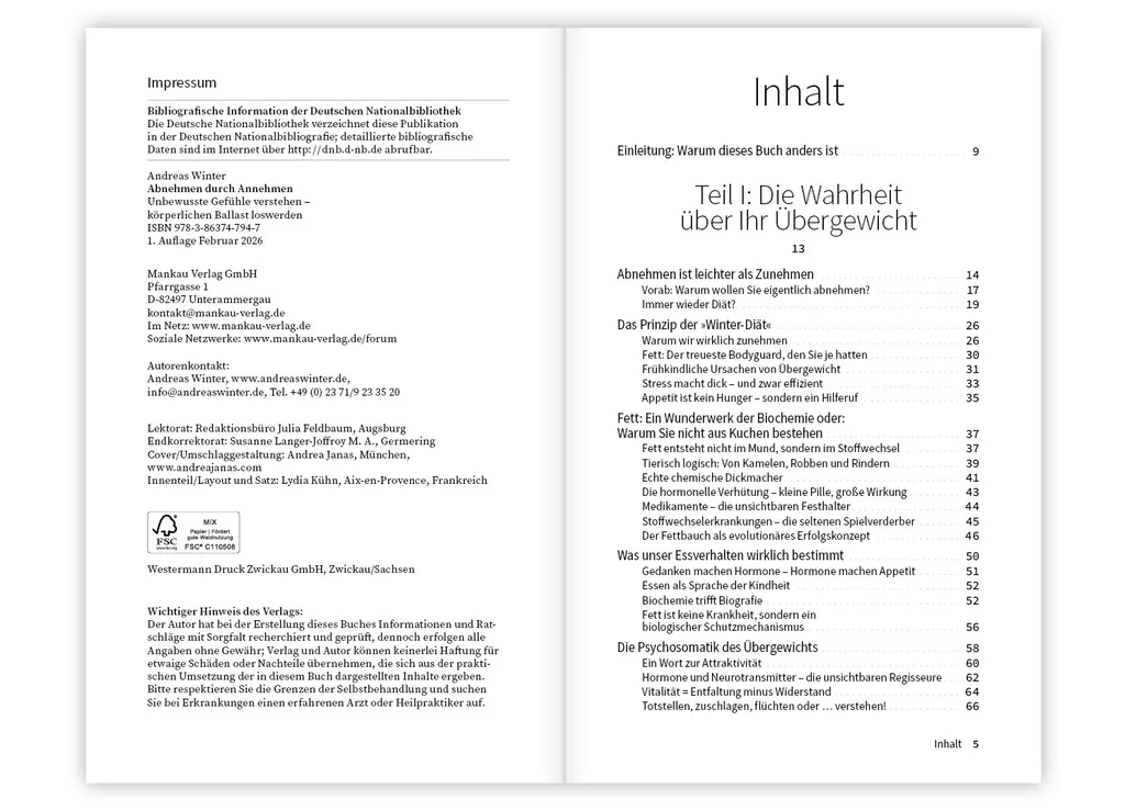 Abbildung 1 von Abnehmen durch Annehmen. Unbewusste Gefühle verstehen – körperlichen Ballast loswerden