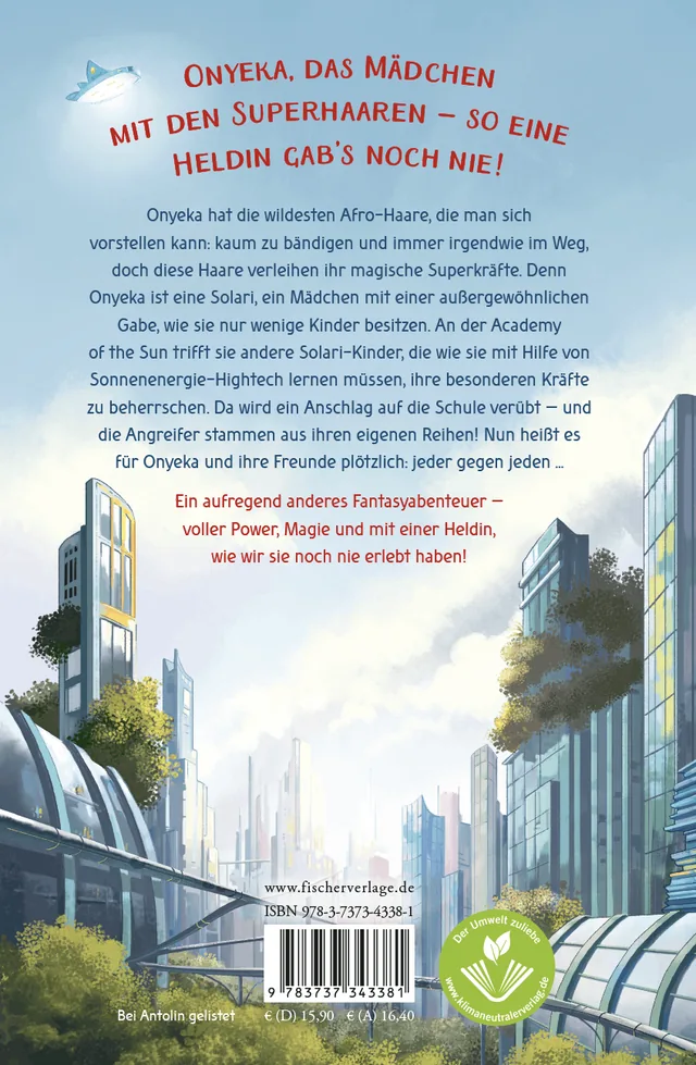 Rückseitenabbildung 1 von Academy of the Sun – Onyekas Superkraft