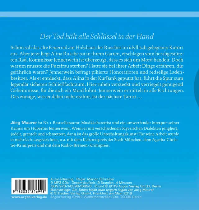Rückseitenabbildung 1 von Am Tatort bleibt man ungern liegen