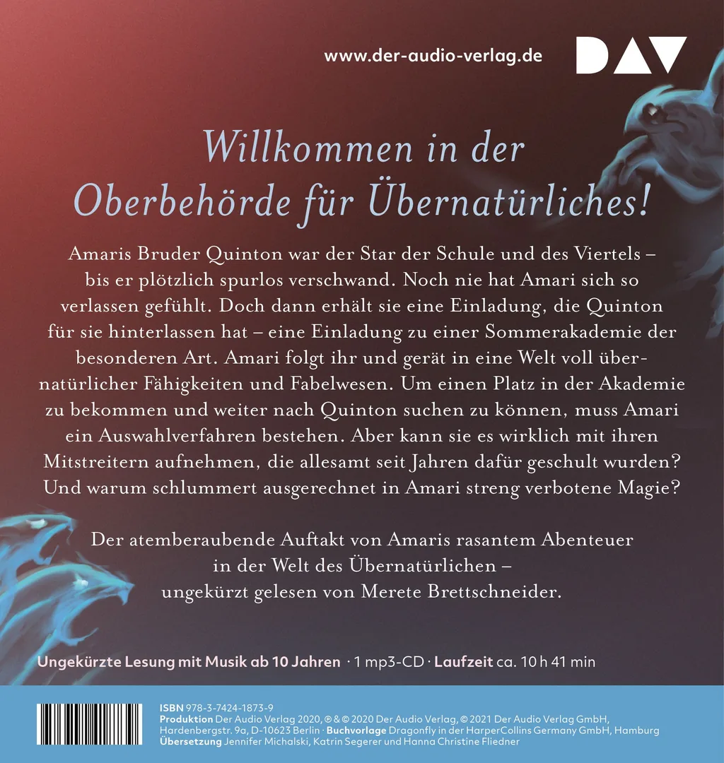 Rückseitenabbildung 1 von Amari und die Nachtbrüder (Teil 1)