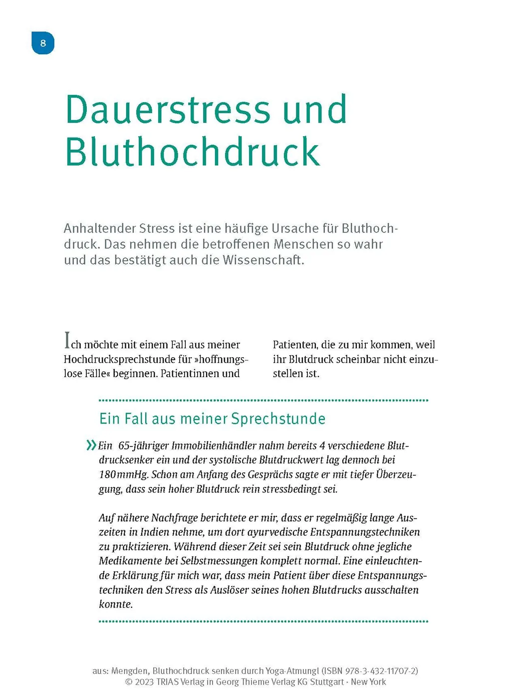 Abbildung 2 von Bluthochdruck senken durch Yoga-Atmung