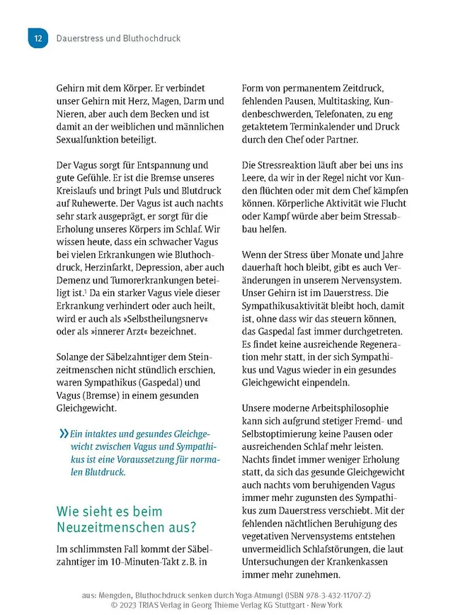 Abbildung 6 von Bluthochdruck senken durch Yoga-Atmung