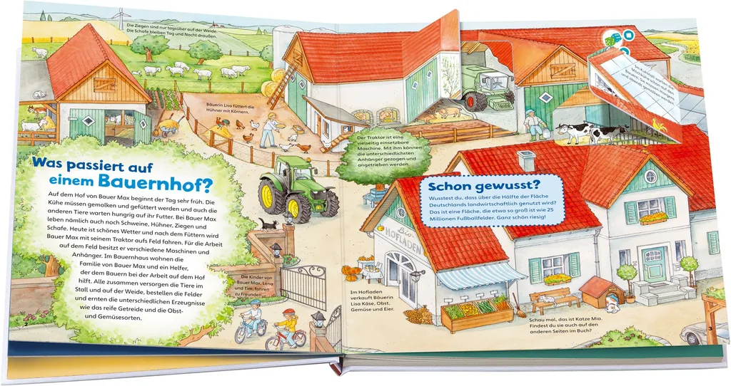 Abbildung 1 von BOOKii® WAS IST WAS Junior Komm mit auf den Bauernhof!