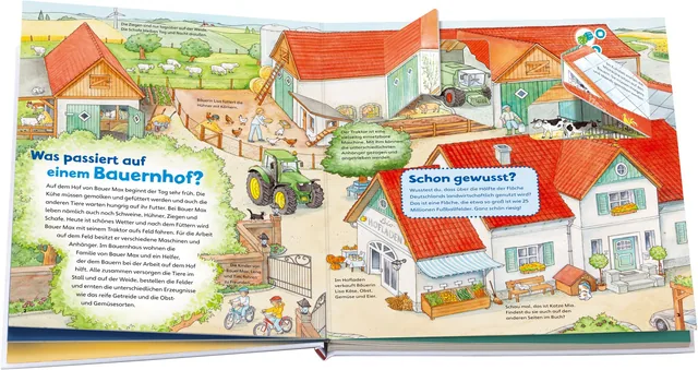 Abbildung 1 von BOOKii® WAS IST WAS Junior Komm mit auf den Bauernhof!