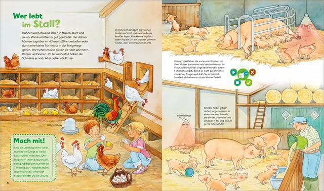 Abbildung 2 von BOOKii® WAS IST WAS Junior Komm mit auf den Bauernhof!