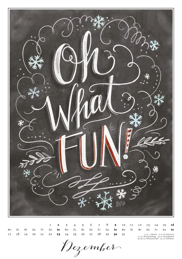 Abbildung 12 von Chalkboard Sprüchekalender Happiness 2018