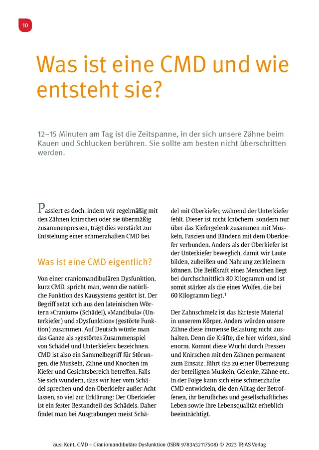 Abbildung 6 von CMD - Craniomandibuläre Dysfunktion