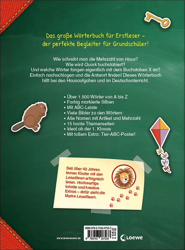 Rückseitenabbildung 1 von Das große Leselöwen-Wörterbuch für Erstleser