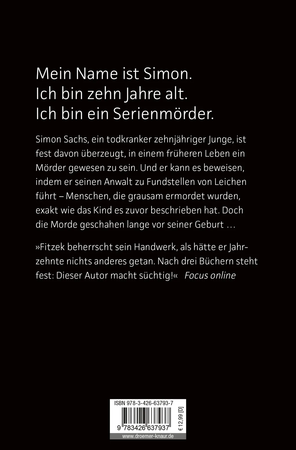 Rückseitenabbildung 1 von Das Kind
