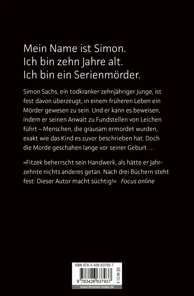 Rückseitenabbildung 1 von Das Kind