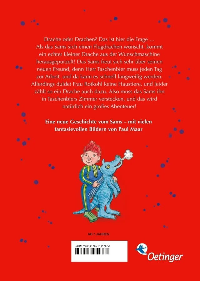 Rückseitenabbildung 1 von Das Sams 10. Das Sams und der blaue Drache