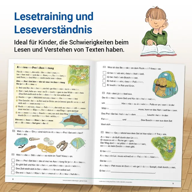 Abbildung 2 von Das Übungsheft Lesen 4
