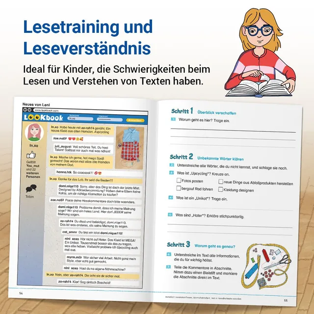 Abbildung 1 von Das Übungsheft Lesen 8
