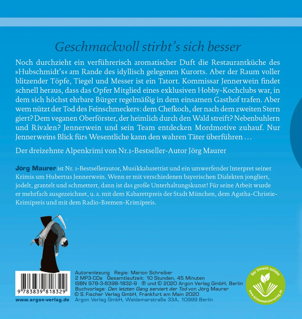 Rückseitenabbildung 1 von Den letzten Gang serviert der Tod