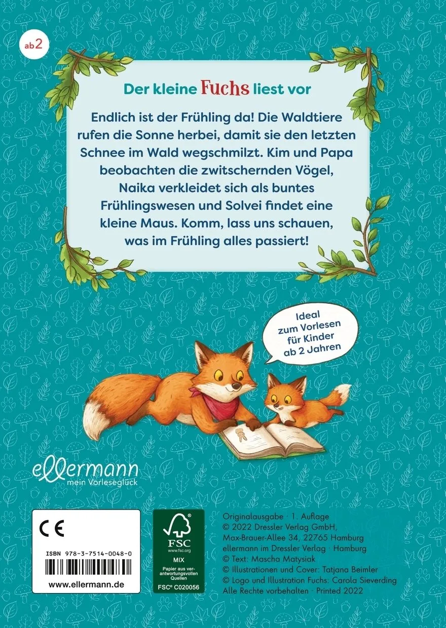 Rückseitenabbildung 1 von Der kleine Fuchs liest vor. Summdidum, auf der Wiese macht es brumm!