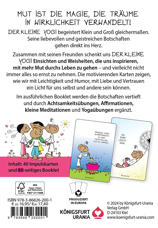 Rückseitenabbildung 1 von Der kleine Yogi - Mut Botschaften