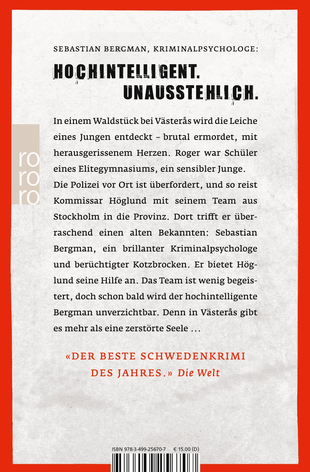 Rückseitenabbildung 1 von Der Mann, der kein Mörder war