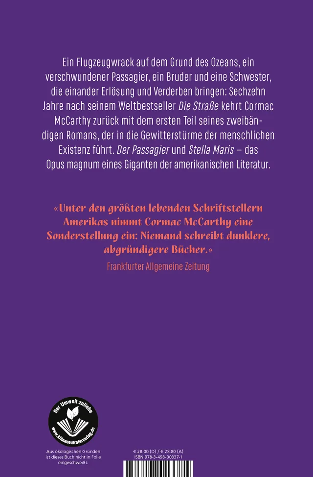 Rückseitenabbildung 2 von Der Passagier