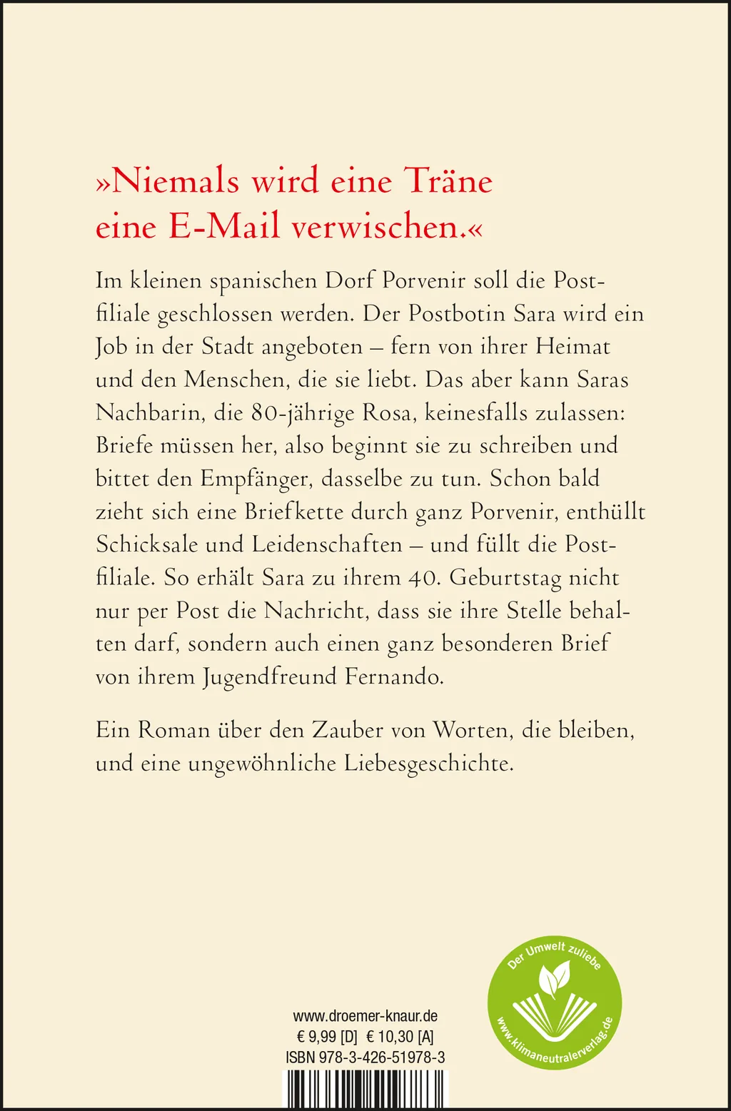 Rückseitenabbildung 1 von Der schönste Grund, Briefe zu schreiben