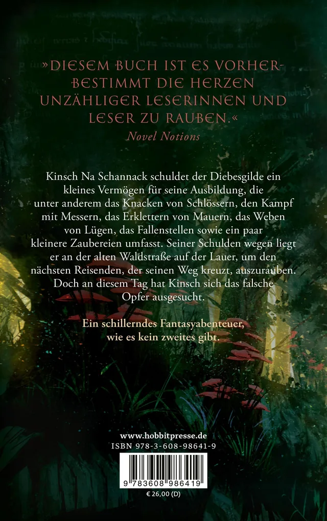 Rückseitenabbildung 1 von Der schwarzzüngige Dieb (Schwarzzungendieb, Bd. 1)
