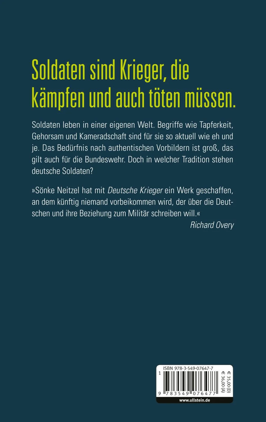 Rückseitenabbildung 1 von Deutsche Krieger