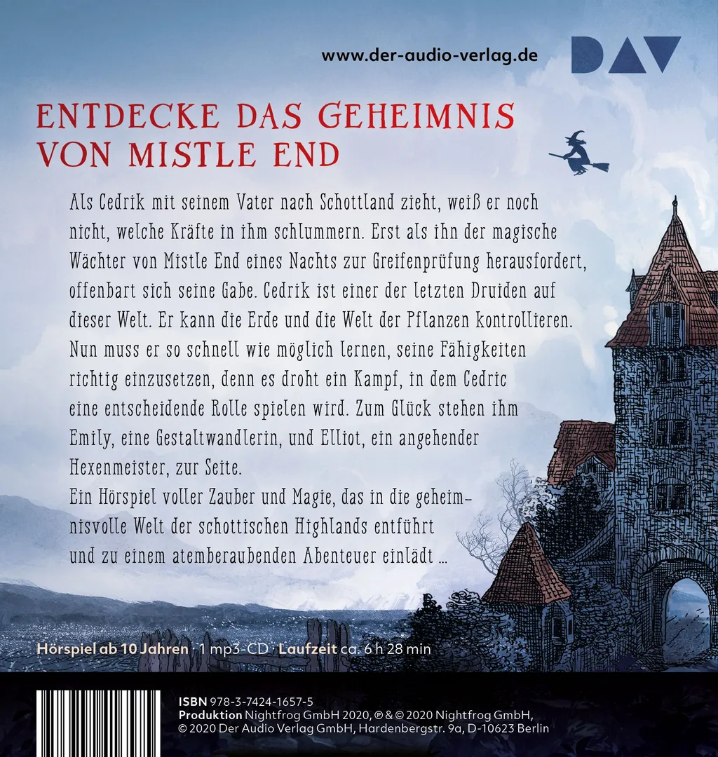 Rückseitenabbildung 1 von Die Chroniken von Mistle End – Teil 1: Der Greif erwacht