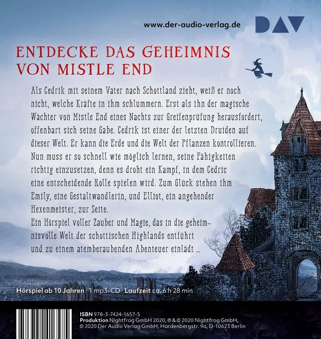 Rückseitenabbildung 1 von Die Chroniken von Mistle End – Teil 1: Der Greif erwacht