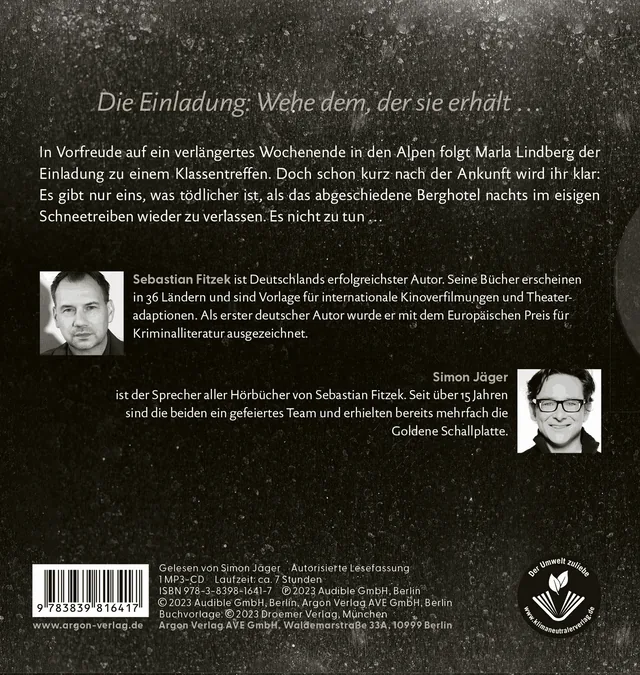 Rückseitenabbildung 1 von Die Einladung
