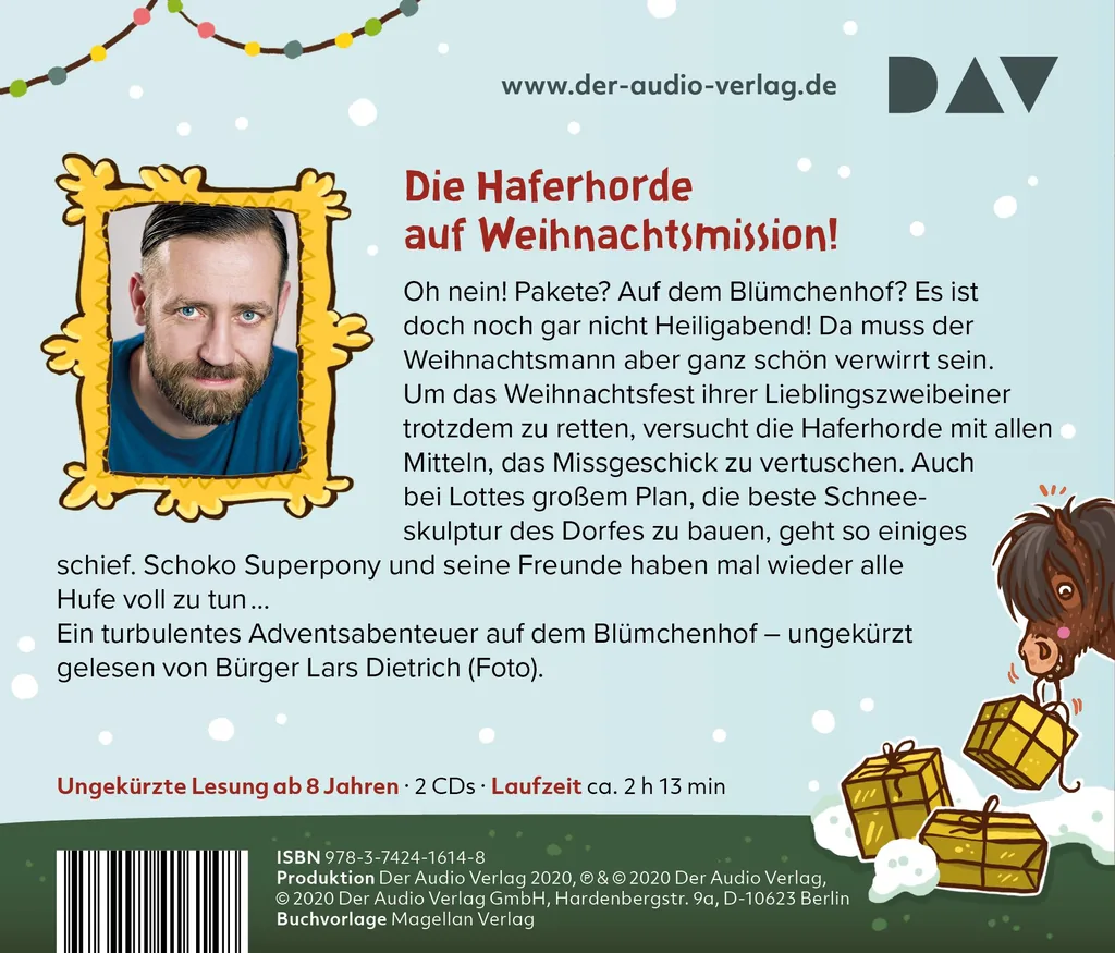 Rückseitenabbildung 1 von Die Haferhorde – Teil 16: Advent, Advent, ein Pony rennt!