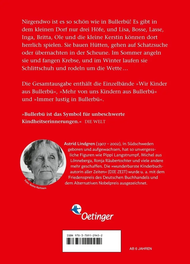 Rückseitenabbildung 1 von Die Kinder aus Bullerbü. Gesamtausgabe