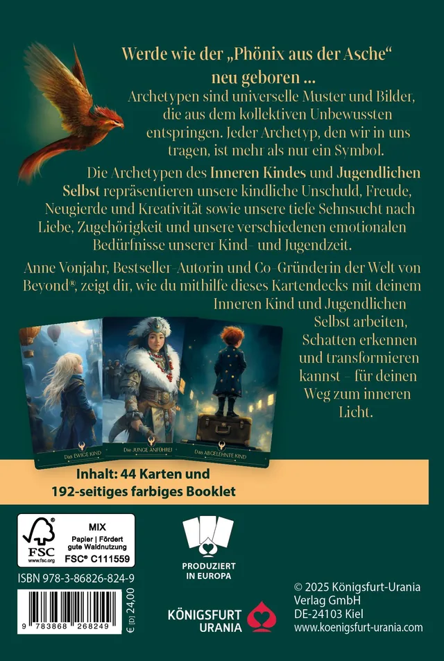 Rückseitenabbildung 1 von Die Phönixkarten für dein Inneres Kind