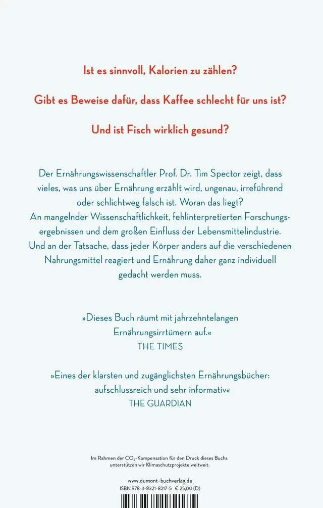 Rückseitenabbildung 1 von Die Wahrheit über unser Essen
