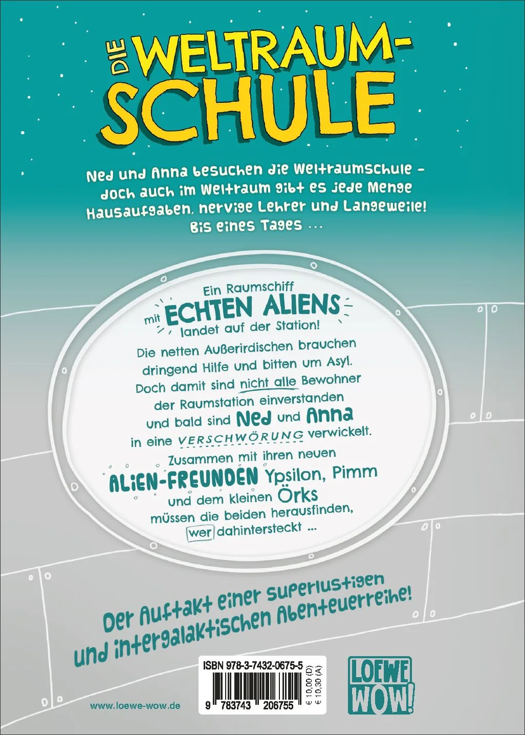 Rückseitenabbildung 1 von Die Weltraumschule (Band 1) - Erste Stunde: Alienkunde