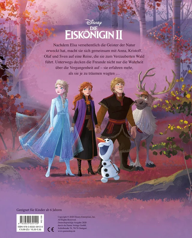 Rückseitenabbildung 1 von Disney Die Eiskönigin 2: Das Geheimnis des Verzauberten Waldes (mit Armband)