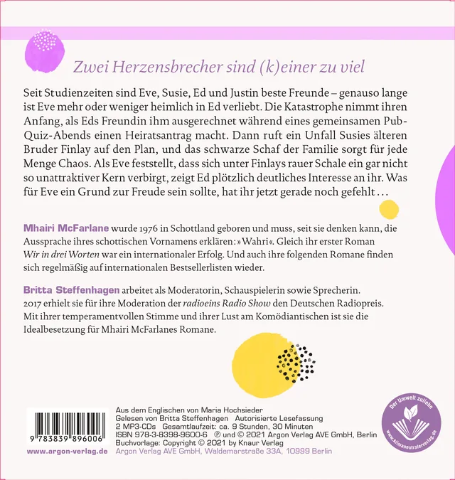 Rückseitenabbildung 1 von Du hast mir gerade noch gefehlt