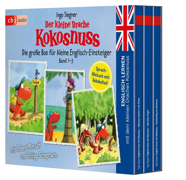 Abbildung 1 von Englisch lernen mit dem kleinen Drachen Kokosnuss - Die große Box für kleine Englisch-Einsteiger (Band 1-3)