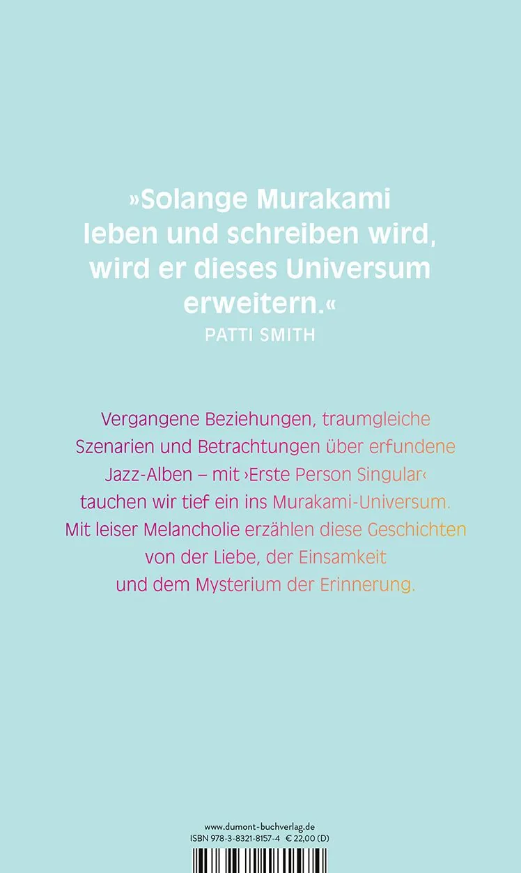 Rückseitenabbildung 1 von Erste Person Singular