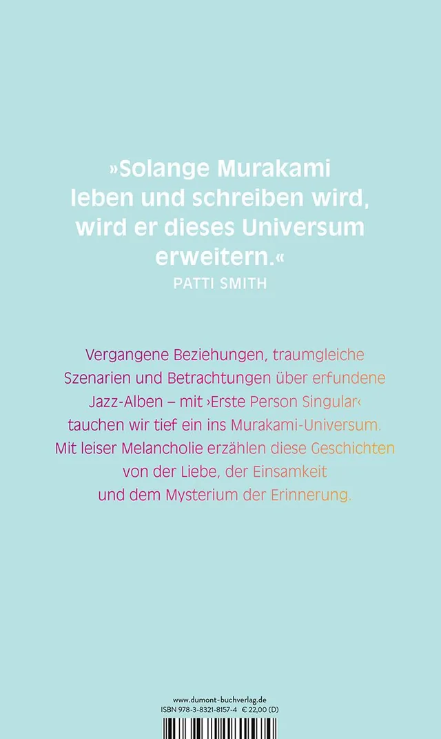 Rückseitenabbildung 1 von Erste Person Singular