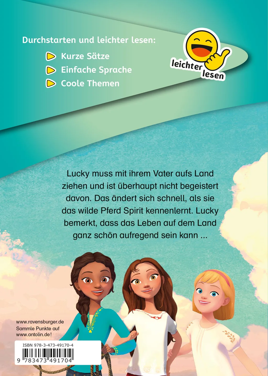 Rückseitenabbildung 1 von Erstleser - leichter lesen: Dreamworks Spirit Wild und Frei: Neue Freunde